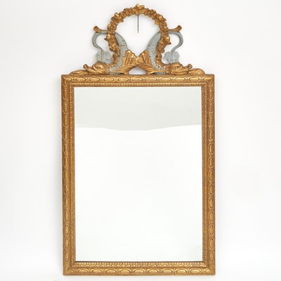 Lot 206 - Venetian Neoclassical Style Giltwood and Gesso Mirror