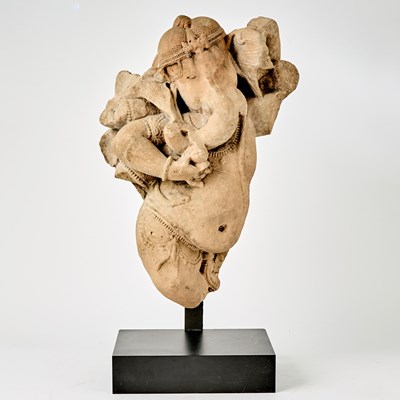 Lot 194 - Indian Buff Sandstone Figure of Ganesha