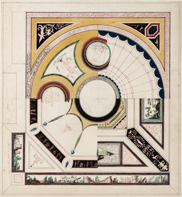 Lot 92 - French Architectural Diagram