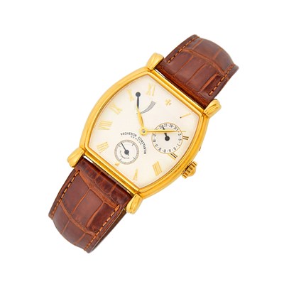 Lot 50 - Vacheron Constantin Gold 'Les Historiques Jubilee 240th Anniversary of VC' Wristwatch, Ref. 47240/000J-5