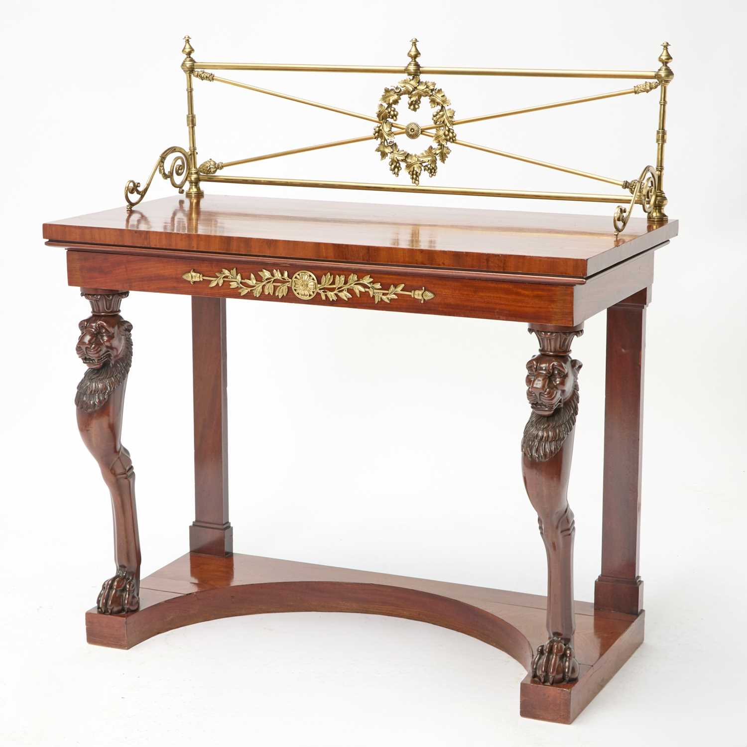 Lot 176 - Regency Ormolu-Mounted Mahogany Serving Table