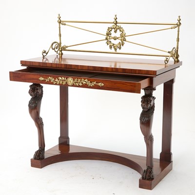 Lot 176 - Regency Ormolu-Mounted Mahogany Serving Table