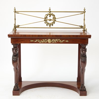 Lot 176 - Regency Ormolu-Mounted Mahogany Serving Table