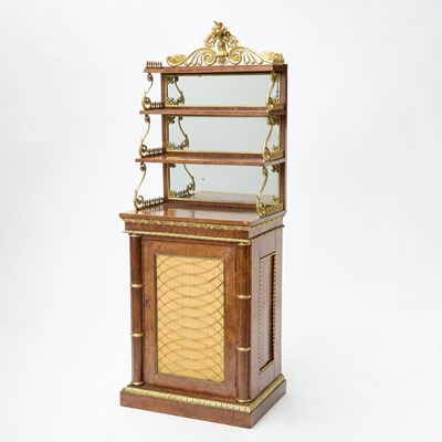 Lot 509 - George IV Ormolu-Mounted Burr Elm Chiffonier