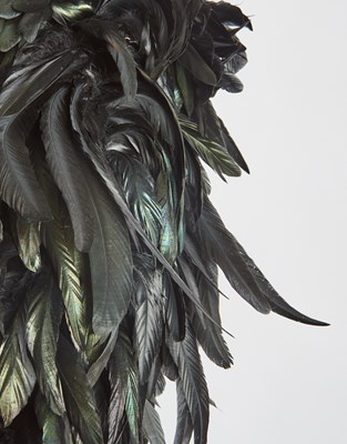 Lot 130 - Jean Louis Scherrer Rooster Feather Coat