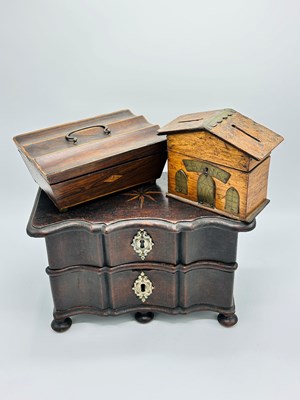 Lot 1037 - Group of Four Wooden Boxes