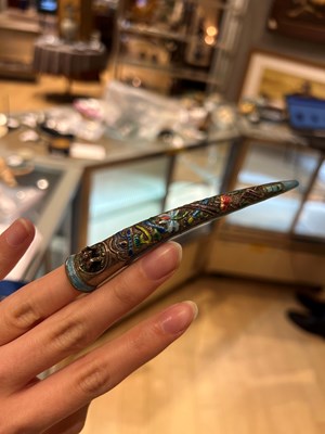 Lot 151 - A Group of Chinese Kingfisher, Jade and Other Hardstone Hair Pins