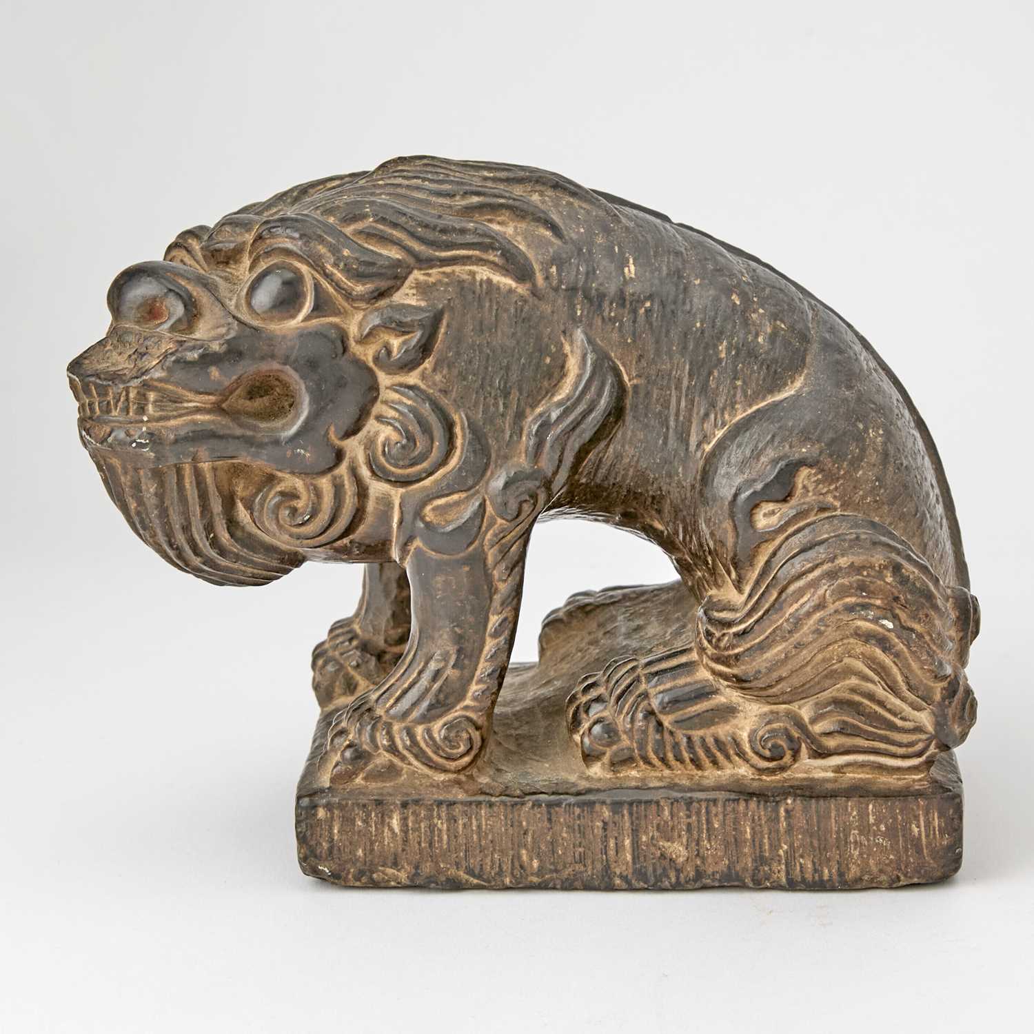 Lot 130 - A Chinese Stone Carving of a Lion
