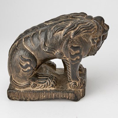 Lot 130 - A Chinese Stone Carving of a Lion