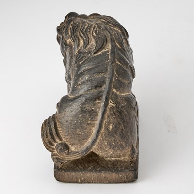 Lot 130 - A Chinese Stone Carving of a Lion