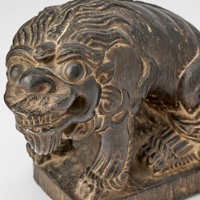Lot 130 - A Chinese Stone Carving of a Lion