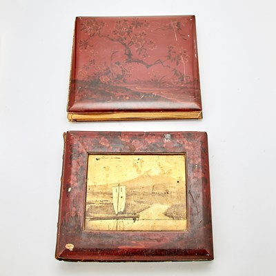 Lot 774 - Two Lacquered Albums of Japanese Photographs