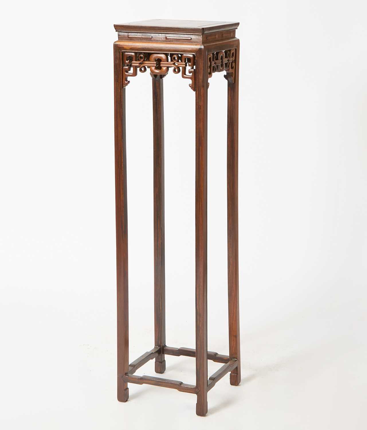 Lot 601 - A Chinese Hardwood Stand