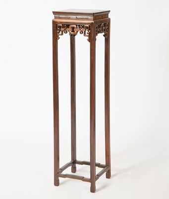 Lot 601 - A Chinese Hardwood Stand