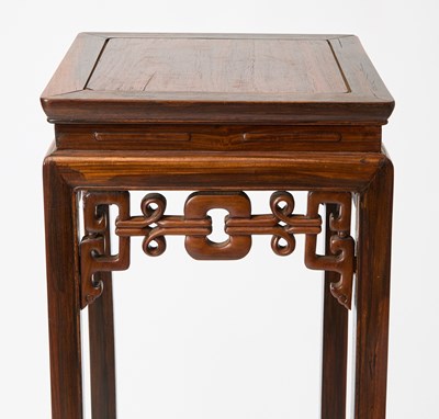 Lot 601 - A Chinese Hardwood Stand