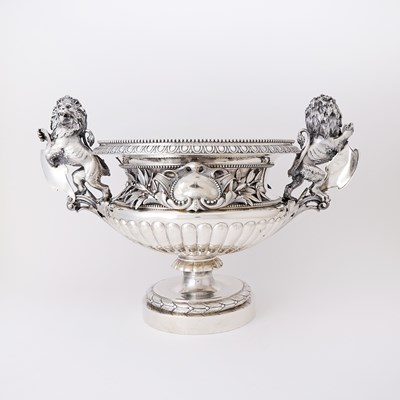 Lot 137 - Victorian Sterling Silver Punch Bowl