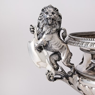 Lot 137 - Victorian Sterling Silver Punch Bowl