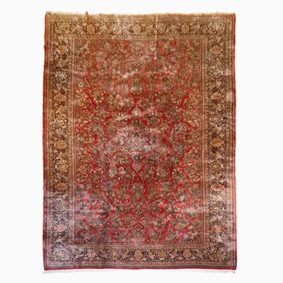 Lot 242 - Sarouk Carpet