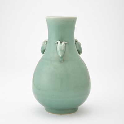 Lot 262 - A Chinese Celadon Glazed Porcelain Vase