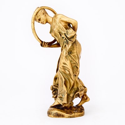 Lot 377 - French Gilt-Bronze Figure of a Hoop Dancer