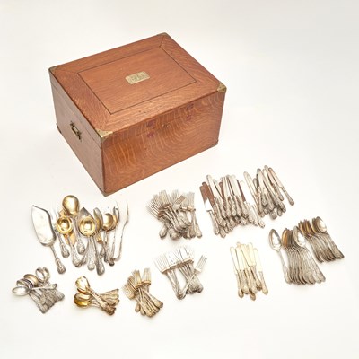 Lot 173 - Gorham Sterling Silver "Mythologique" Pattern Flatware Service