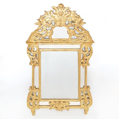 Lot 314 - Régence Giltwood Mirror