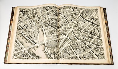 Lot 65 - Turgot's monumental bird's eye view map of Paris