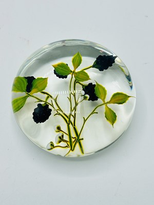Lot 229 - Paul Stankard Blown Glass Paperweight
