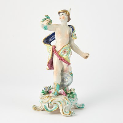 Lot 490 - English Porcelain Figure of Mercury
