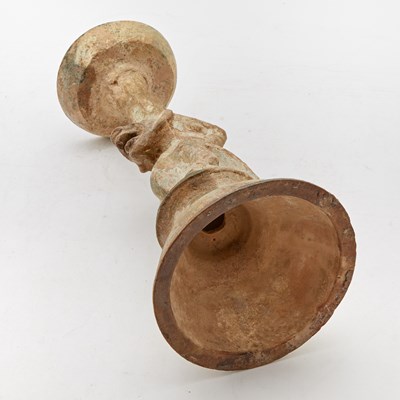 Lot 160 - A Chinese Ursine Pottery Lantern Stand