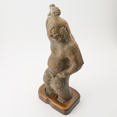 Lot 159 - A Chinese Pottery Standing Figure