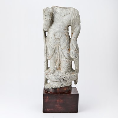 Lot 125 - A Chinese Stone Torso of a Boddhisattva
