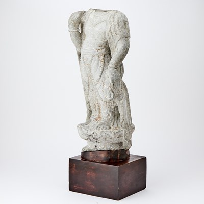 Lot 125 - A Chinese Stone Torso of a Boddhisattva