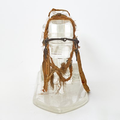 Lot 86 - A Rare Chinese Silk Bridle with Cloisonne-Inset Gilt Bronze Hardware