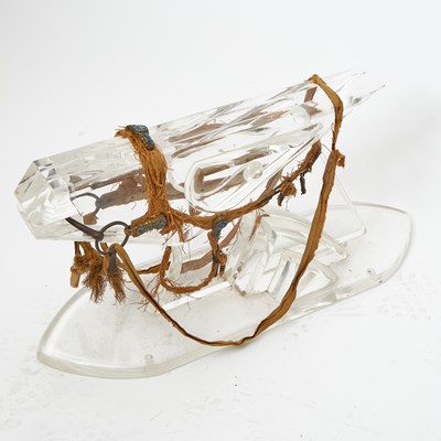 Lot 86 - A Rare Chinese Silk Bridle with Cloisonne-Inset Gilt Bronze Hardware