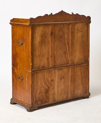 Lot 593 - A China Trade Hardwood Secretary