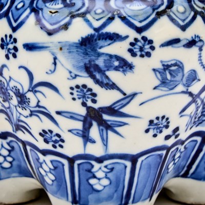 Lot 213 - A Chinese Blue and White Porcelain Tulip Vase