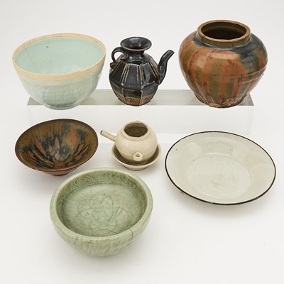 Lot 180 - A Group of Chinese Glazed Ceramic Articles
