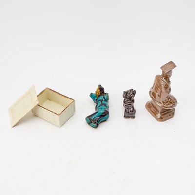 Lot 603 - Four Chinese Glazed Porcelain Scholarly Articles