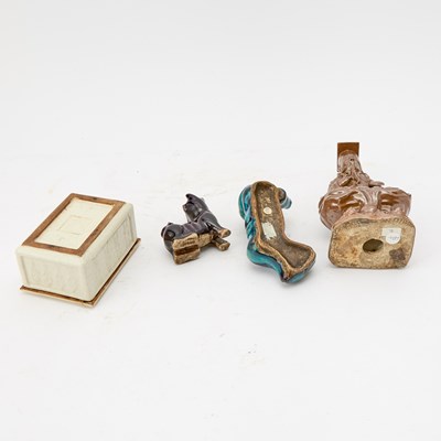 Lot 603 - Four Chinese Glazed Porcelain Scholarly Articles