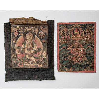 Lot 701 - Two Tibetan Thangkas