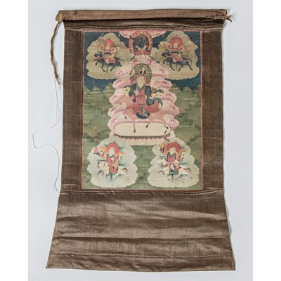 Lot 706 - A Tibetan Thangka