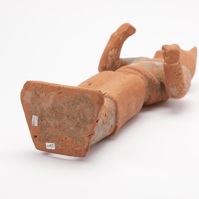 Lot 616 - A Chinese Terracotta Figure of a "Foreigner”
