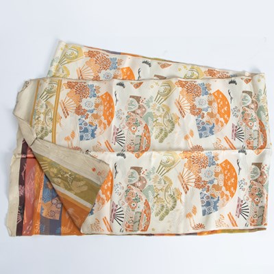 Lot 193 - A Japanese Silk Brocade Obi Sash