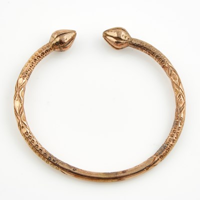 Lot 80 - Gold Rigid Bracelet, Less Than 10K 38 dwt.
