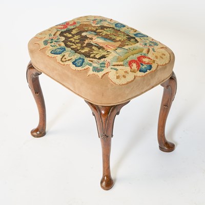 Lot 435 - George II Carved Mahogany Stool