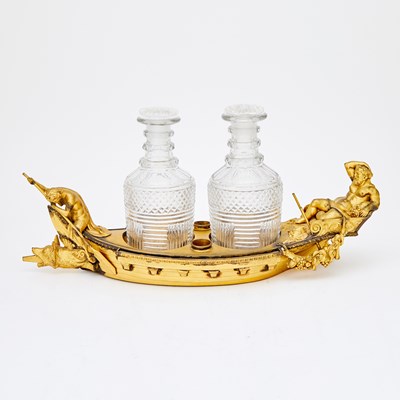 Lot 526 - A George IV Gilt-Bronze Port 'Bateau'
