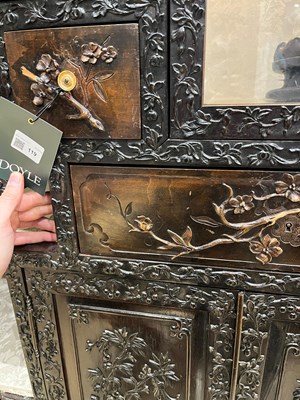Lot 119 - A China Trade Hongmu Display Cabinet