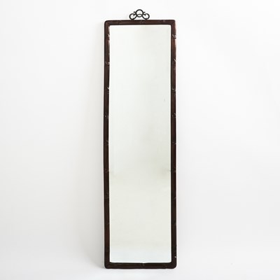 Lot 141 - A Chinese Export Hongmu Mirror