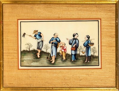 Lot 118 - Twelve China Trade Paintings